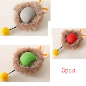Interactive Rolling Cat Ball (Option: Red Green Gray)