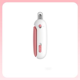 Cat Nail Scissors With Gravity Push Scissors (Option: Chinese Version Packaging-Pink)