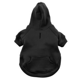 Flex-Fit Dog Hoodie (Color: black, size: 4X-Large)